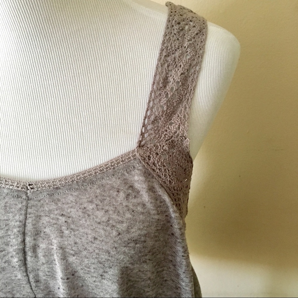 NEW AEROPOSTALE Grey Sleeveless Top - Picture 3 of 6